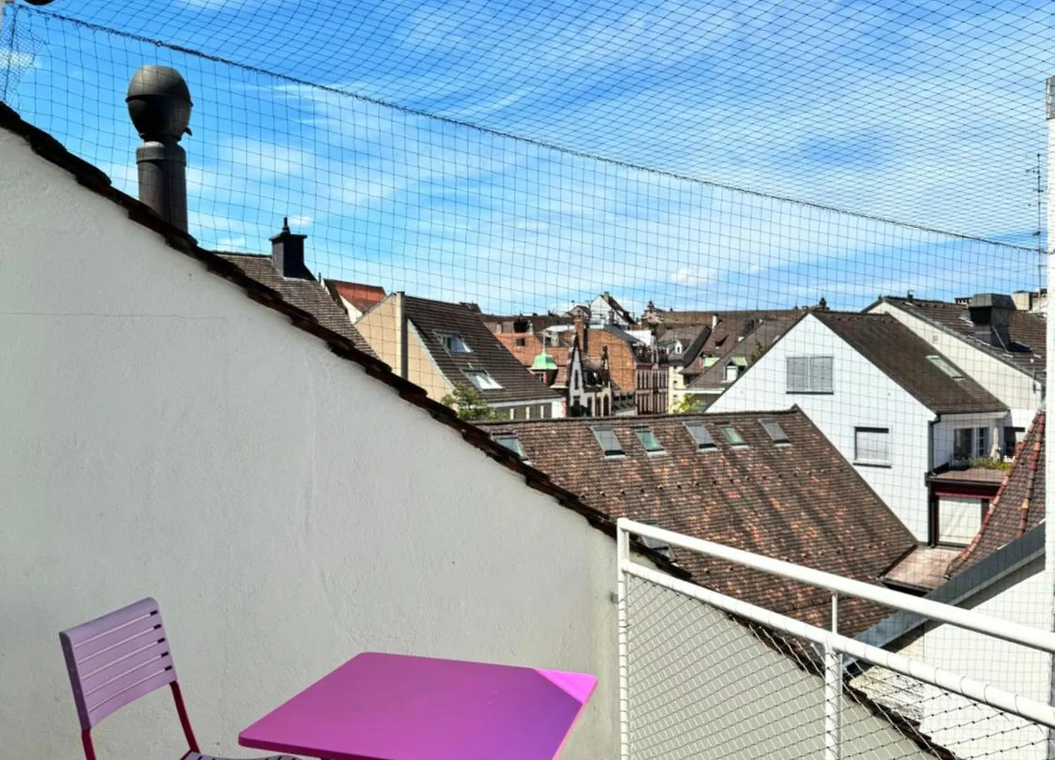 City Center Rooftop Balcony-Studio At Town Hall Bázel Svájc